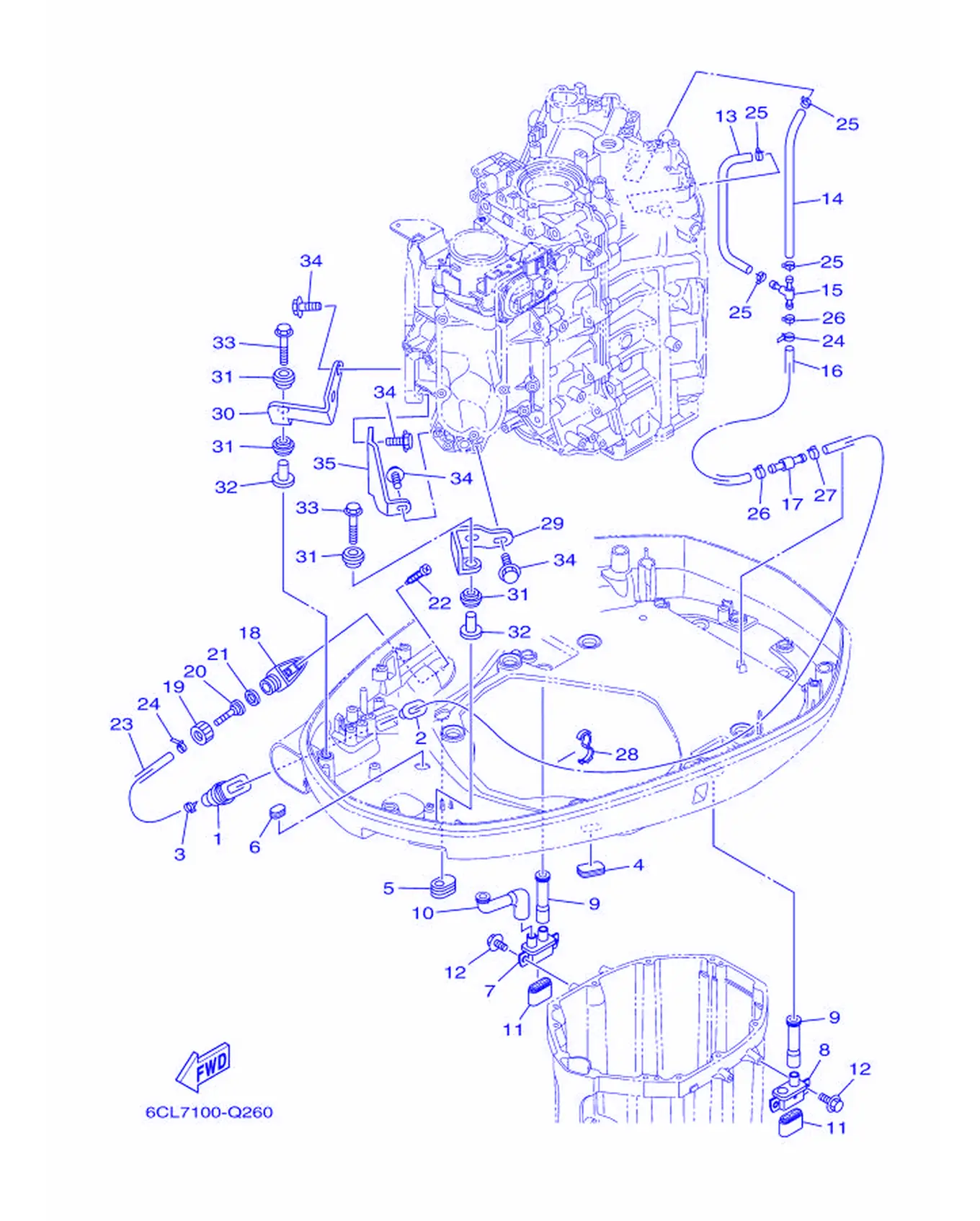 ボトムカウリング 2爆炸图